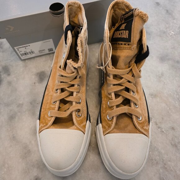 Converse DRKSHDW Chuck Taylor All Star DBL DRKSTAR Beige - Picture 10 of 10